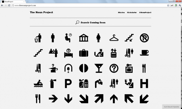Библиотека символов The Noun Project